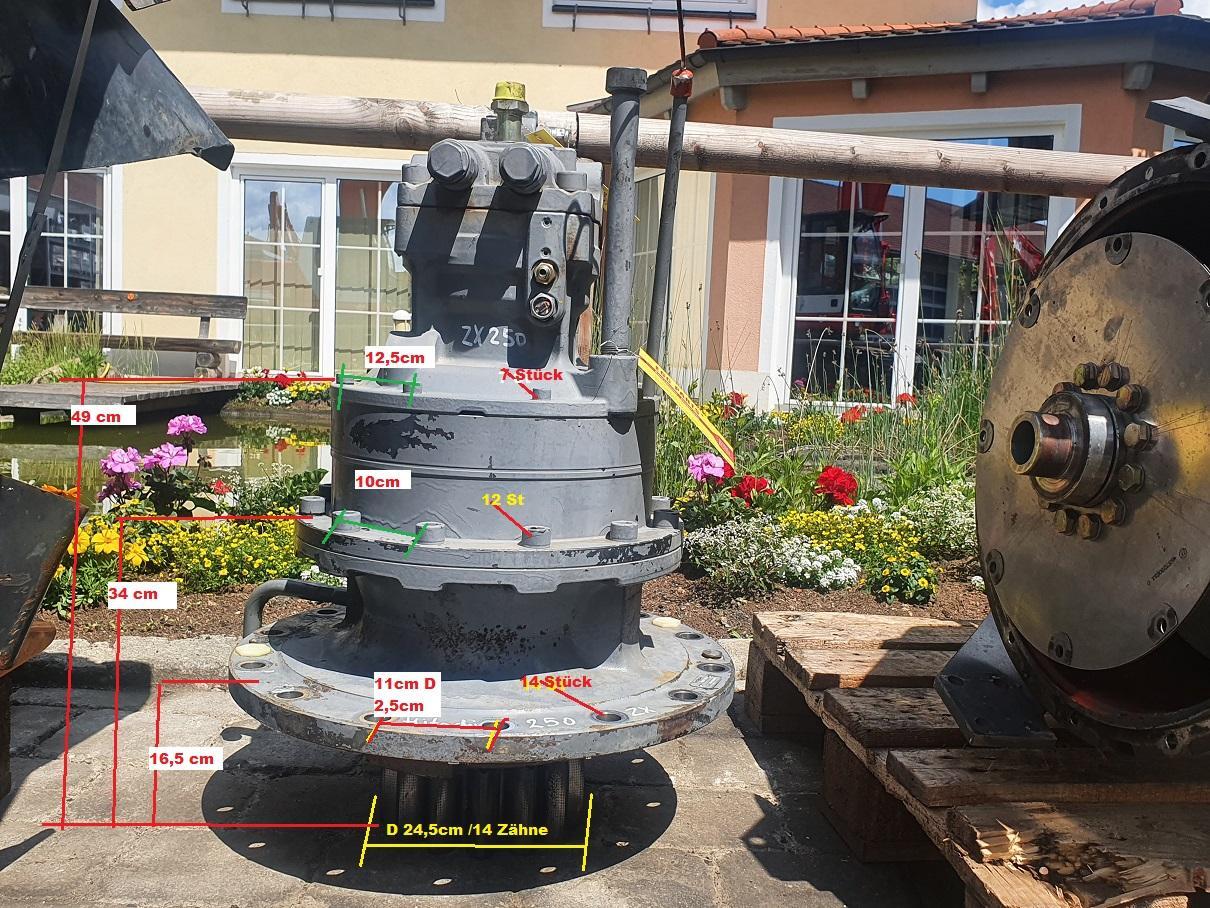 Schwenkmotor für Baumaschine Hitachi ZX 250: das Bild 8