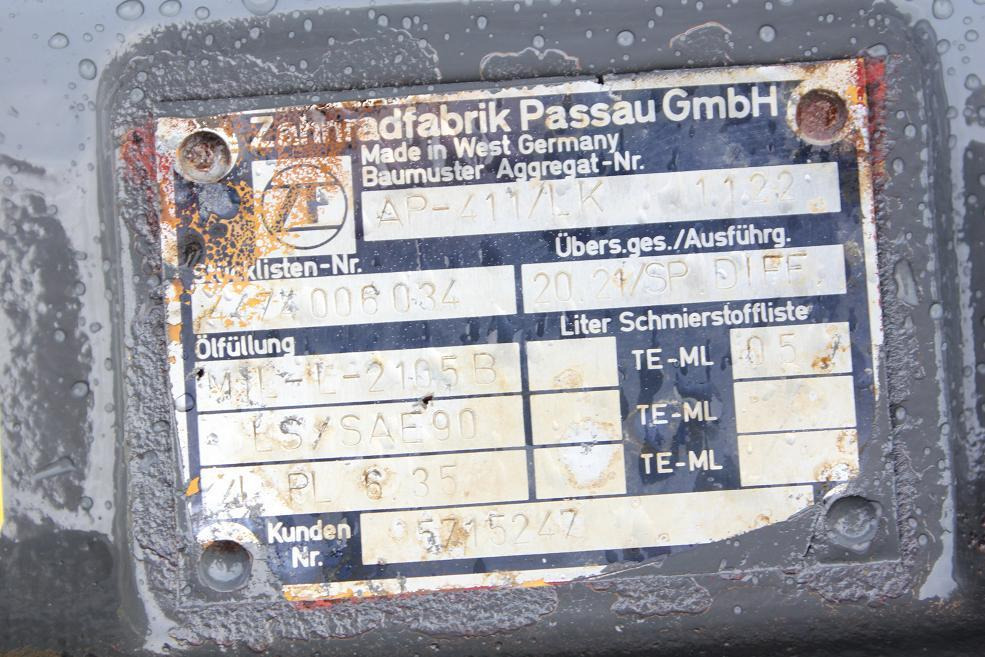 Liebherr LH 551 Achse 411/LK - Achse und Teile für Baumaschine: das Bild 3 Liebherr LH 551 Achse 411/LK - Achse und Teile für Baumaschine: das Bild 3