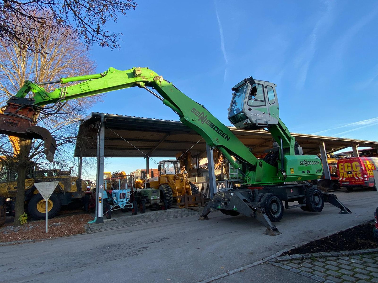 Sennebogen 818 - Umschlagbagger: das Bild 4 Sennebogen 818 - Umschlagbagger: das Bild 4