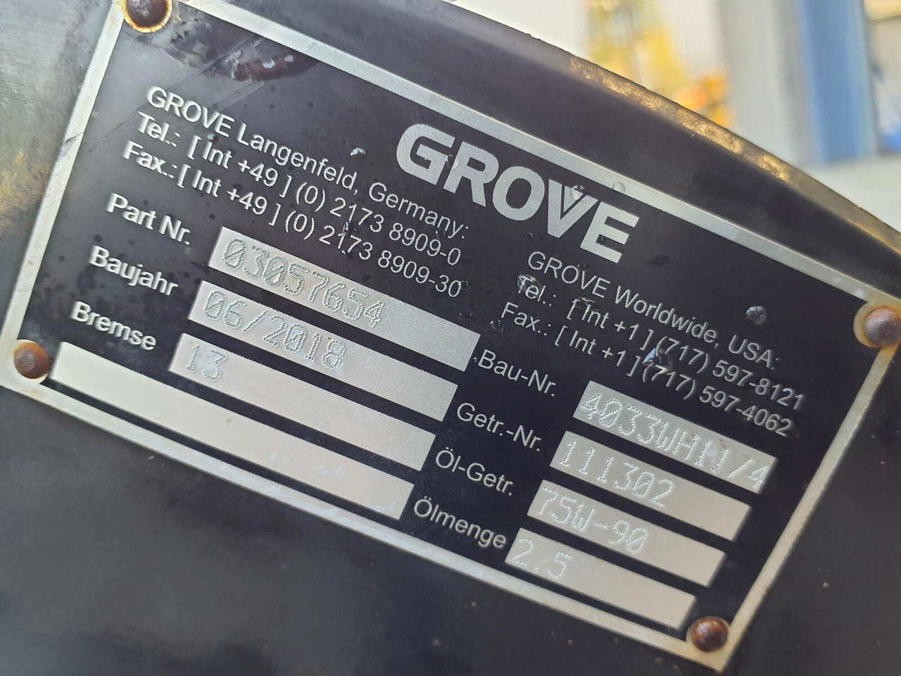 Grove GMK 4090 Main hoist - Seilwinde für Kran: das Bild 5 Grove GMK 4090 Main hoist - Seilwinde für Kran: das Bild 5