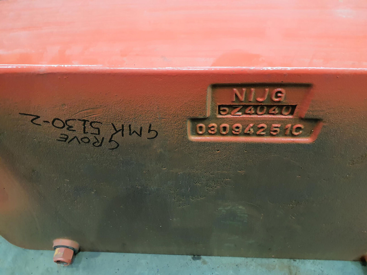 Grove GMK 5130-2 compensating weight 1 ton - Gegengewicht für Mobilkran: das Bild 5 Grove GMK 5130-2 compensating weight 1 ton - Gegengewicht für Mobilkran: das Bild 5