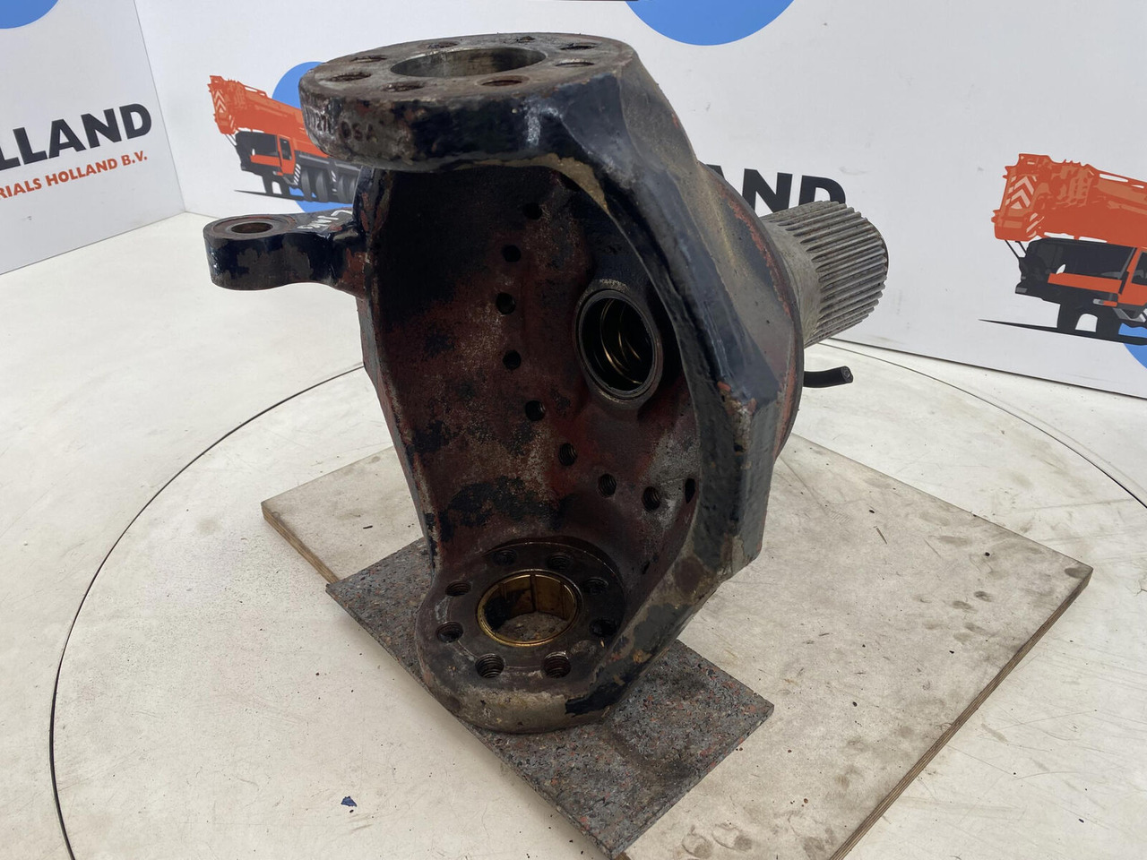 Achsschenkel für Mobilkran Liebherr LTM 1160/2 Steering knuckle 16 holes axle 4: das Bild 6