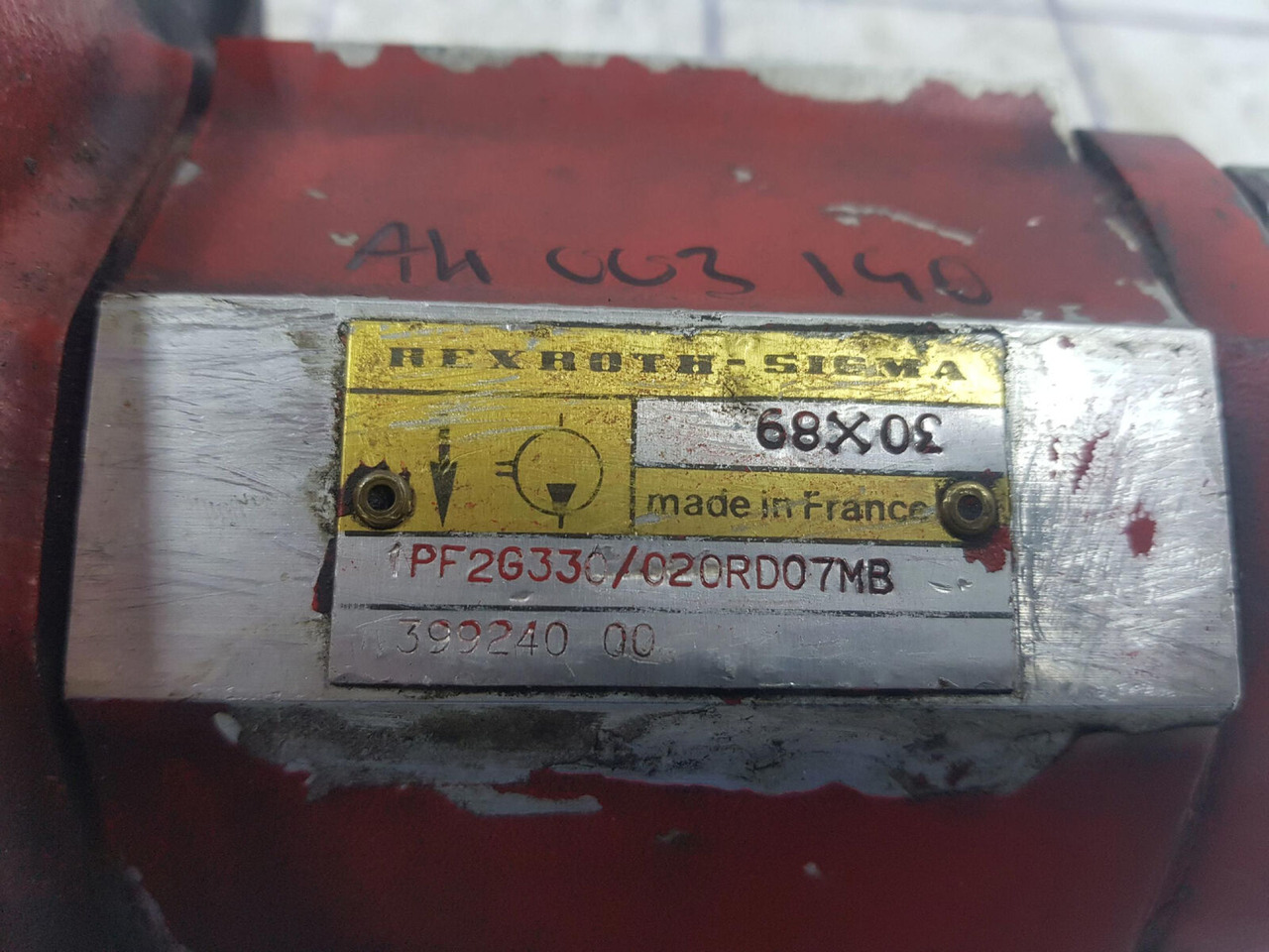 Rexroth Rexroth sigma Gear pump - Hydraulikpumpe für Kran: das Bild 5 Rexroth Rexroth sigma Gear pump - Hydraulikpumpe für Kran: das Bild 5