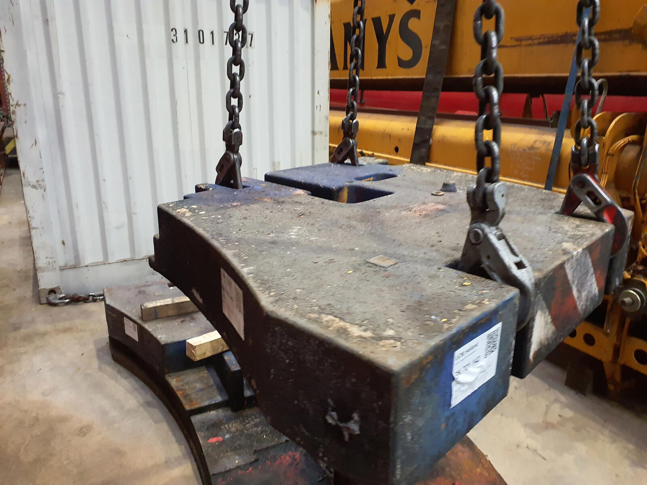 Terex AC 205 counterweight left side 1,9 ton - Gegengewicht für Mobilkran: das Bild 4 Terex AC 205 counterweight left side 1,9 ton - Gegengewicht für Mobilkran: das Bild 4