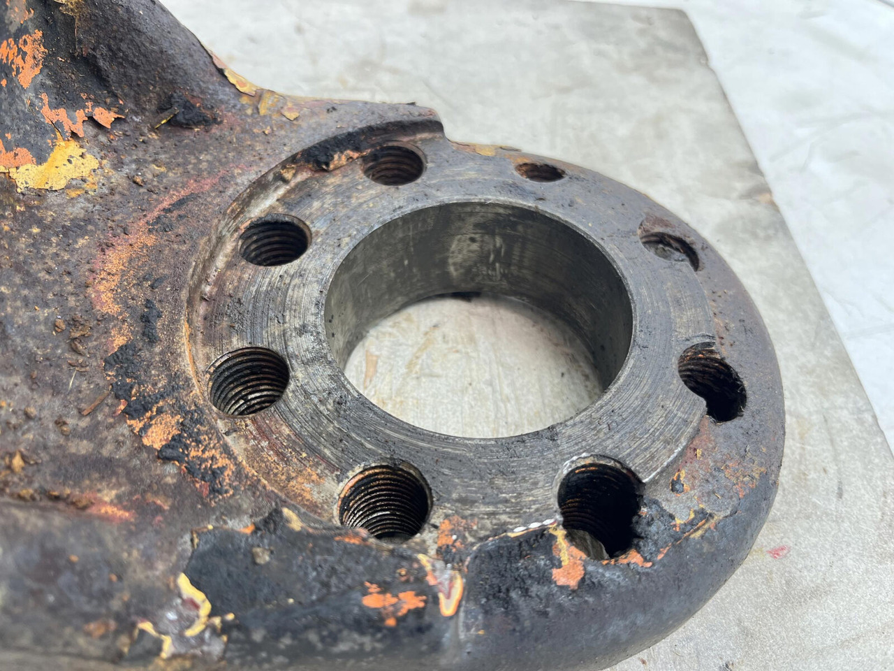 Achsschenkel für Kran Terex HC 340 Steering knuckle 12 holes axle 2: das Bild 8