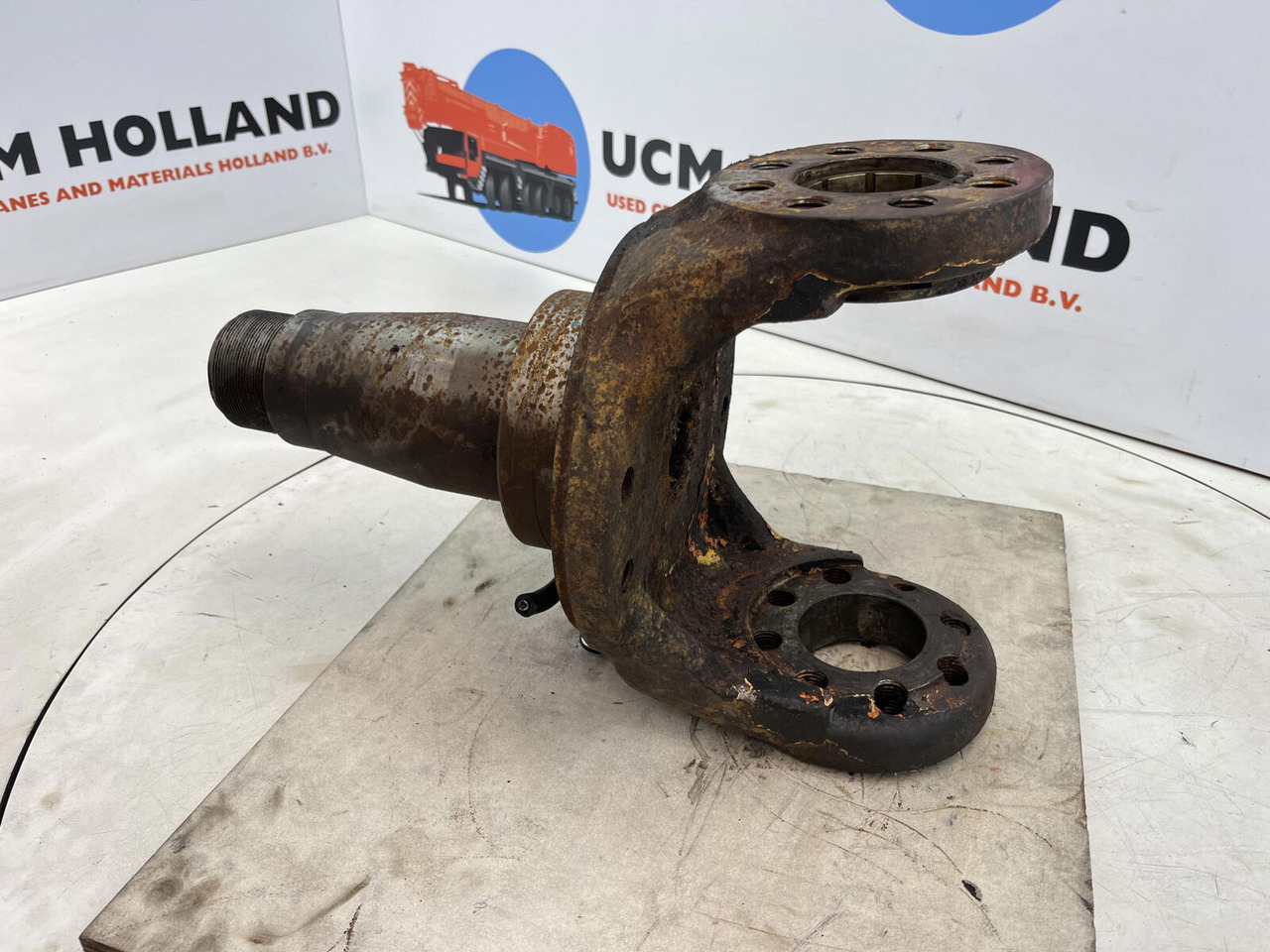 Achsschenkel für Kran Terex HC 340 Steering knuckle 12 holes axle 2: das Bild 6