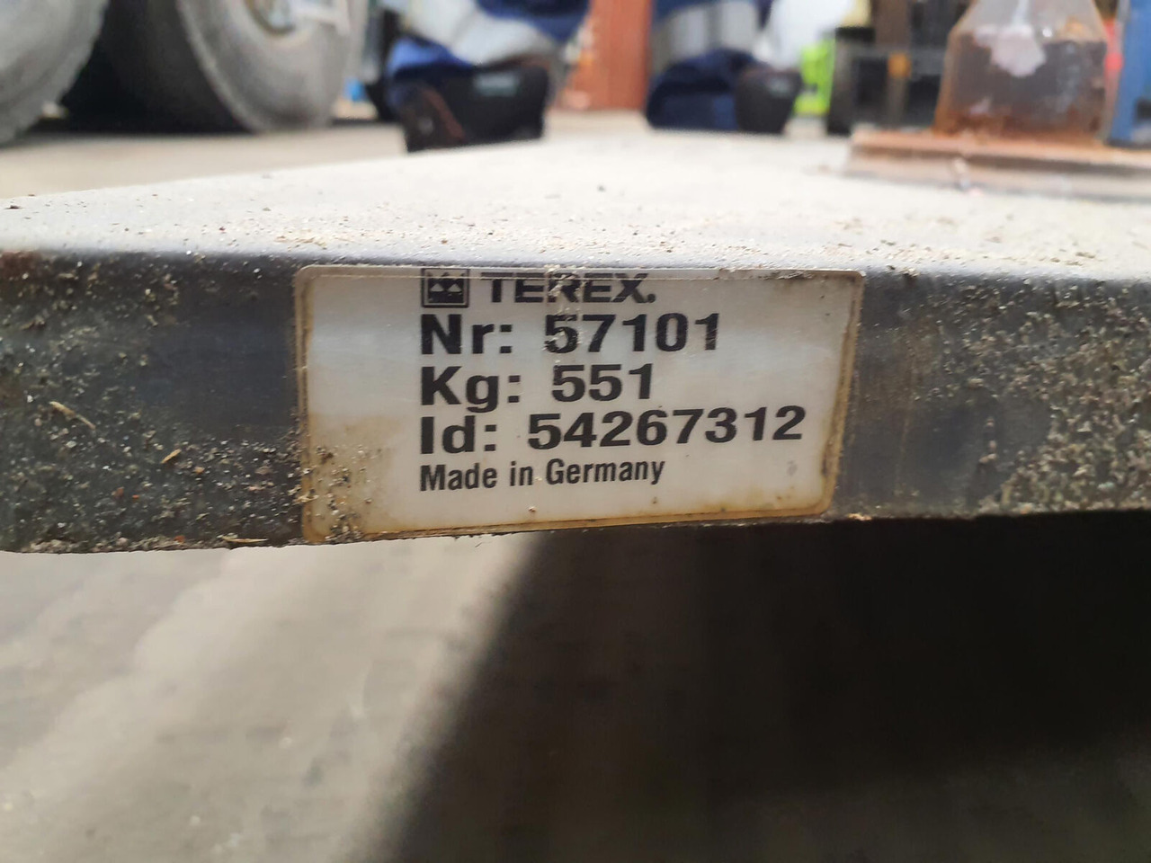 Terex Terex Demag Challenger 4200 counterweight 0.55 Ton - Gegengewicht für Mobilkran: das Bild 5 Terex Terex Demag Challenger 4200 counterweight 0.55 Ton - Gegengewicht für Mobilkran: das Bild 5