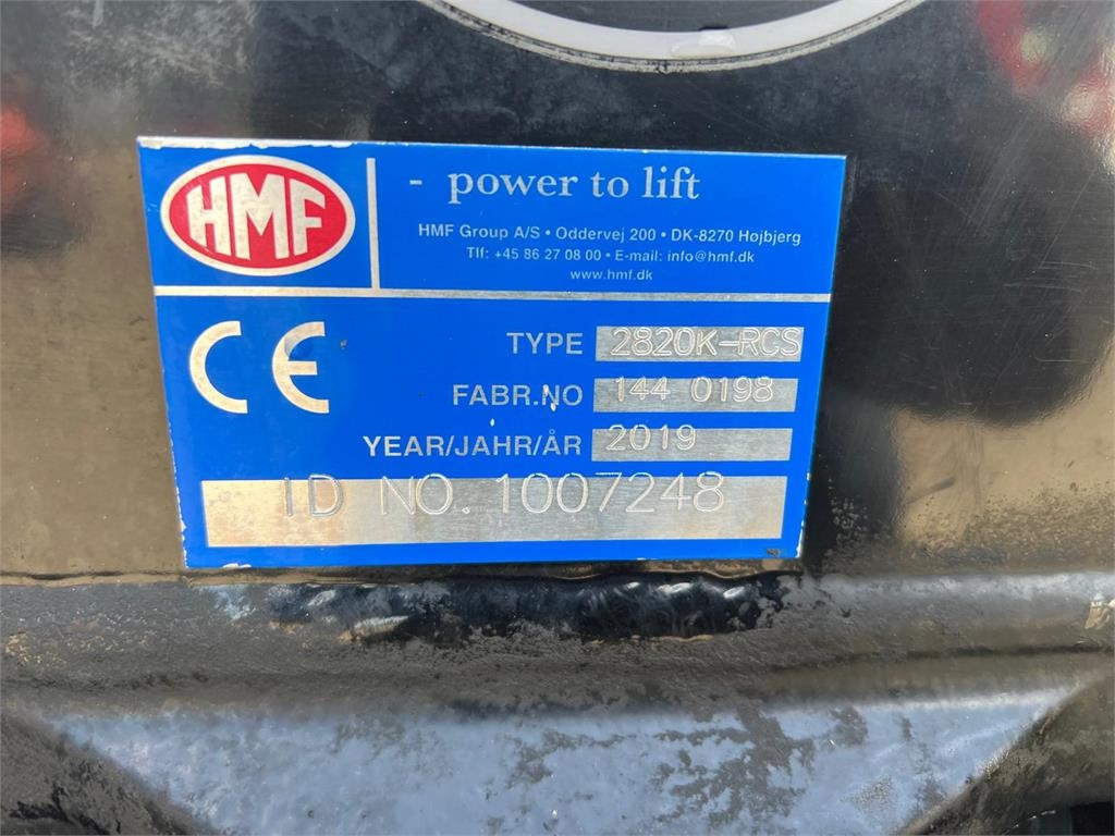 HMF 2820K5 RCS - Ladekran für LKW: das Bild 3 HMF 2820K5 RCS - Ladekran für LKW: das Bild 3