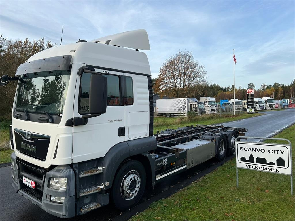 MAN TGS 26-440 6x2-4 LL - Containerwagen/ Wechselfahrgestell LKW: das Bild 2 MAN TGS 26-440 6x2-4 LL - Containerwagen/ Wechselfahrgestell LKW: das Bild 2