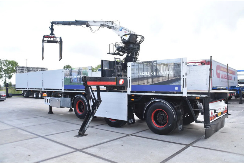 Pacton TPD.348 + KENNIS R 16 (3x) - LIFT AS - 2 x STUURAS - HYDRAULISCHE STEUNPOTEN - SAF ASSEN - SCHIJFREMMEN - NETTE STAAT - - Pritschenauflieger/ Plattformauflieger: das Bild 3 Pacton TPD.348 + KENNIS R 16 (3x) - LIFT AS - 2 x STUURAS - HYDRAULISCHE STEUNPOTEN - SAF ASSEN - SCHIJFREMMEN - NETTE STAAT - - Pritschenauflieger/ Plattformauflieger: das Bild 3