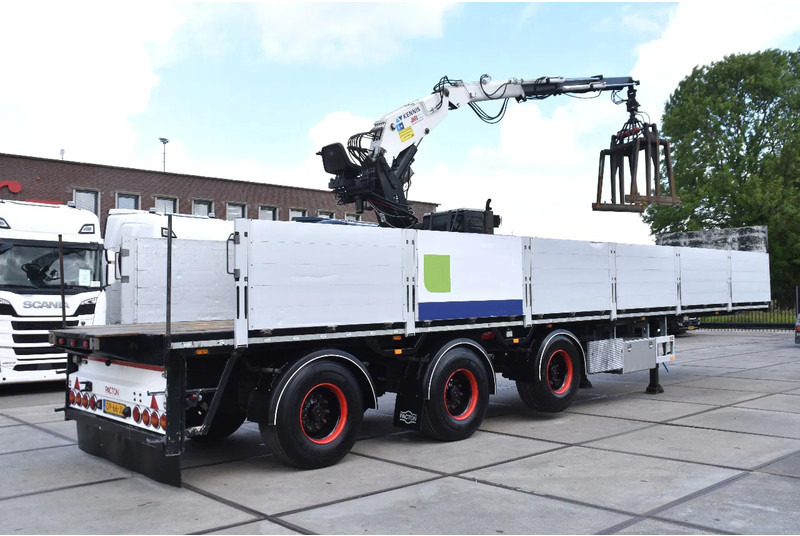 Pacton TPD.348 + KENNIS R 16 (3x) - LIFT AS - 2 x STUURAS - HYDRAULISCHE STEUNPOTEN - SAF ASSEN - SCHIJFREMMEN - NETTE STAAT - - Pritschenauflieger/ Plattformauflieger: das Bild 2 Pacton TPD.348 + KENNIS R 16 (3x) - LIFT AS - 2 x STUURAS - HYDRAULISCHE STEUNPOTEN - SAF ASSEN - SCHIJFREMMEN - NETTE STAAT - - Pritschenauflieger/ Plattformauflieger: das Bild 2