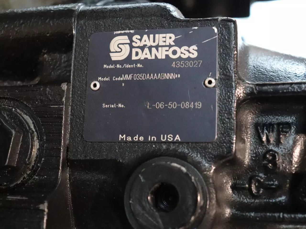 DANFOSS / SAUER MMF035D-AA-AAB-NNN - Hydraulikmotor für Baumaschine: das Bild 3 DANFOSS / SAUER MMF035D-AA-AAB-NNN - Hydraulikmotor für Baumaschine: das Bild 3
