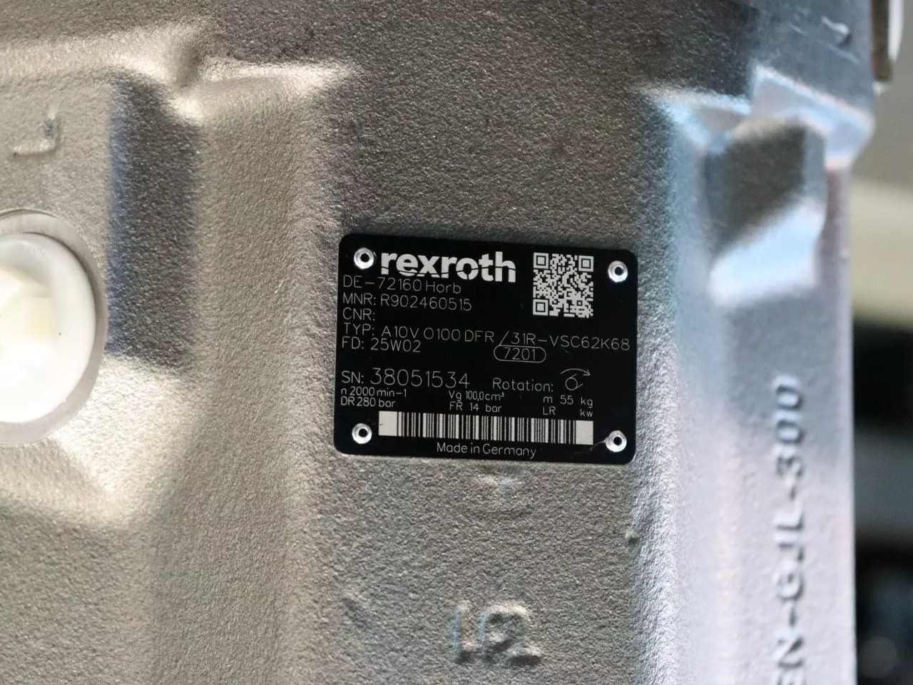 REXROTH A10VO100DFR/31R-VSC62K68 - Hydraulikpumpe für Baumaschine: das Bild 4 REXROTH A10VO100DFR/31R-VSC62K68 - Hydraulikpumpe für Baumaschine: das Bild 4