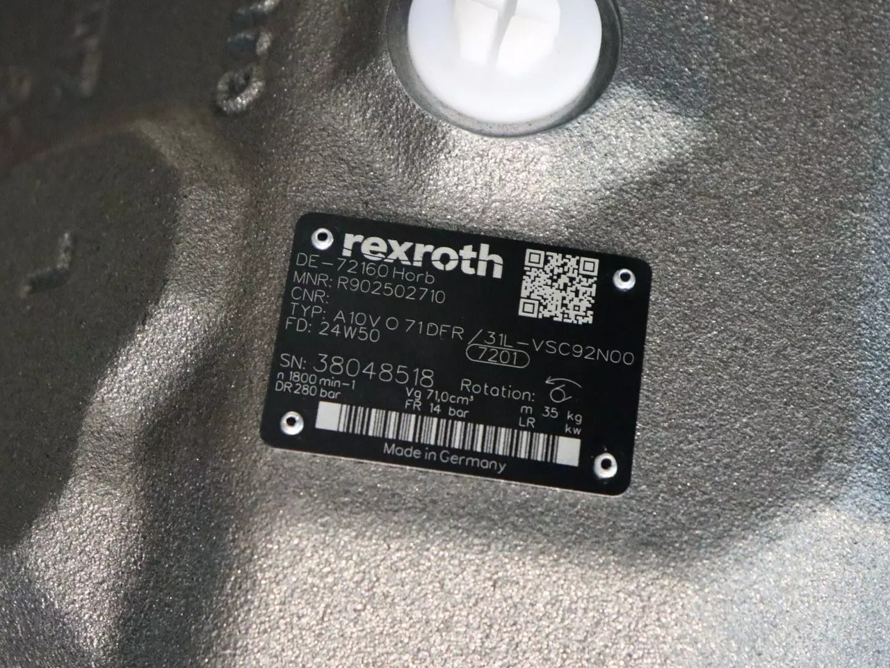 REXROTH A10VO71DFR/31L-VSC92N00 - Hydraulikpumpe für Baumaschine: das Bild 4 REXROTH A10VO71DFR/31L-VSC92N00 - Hydraulikpumpe für Baumaschine: das Bild 4