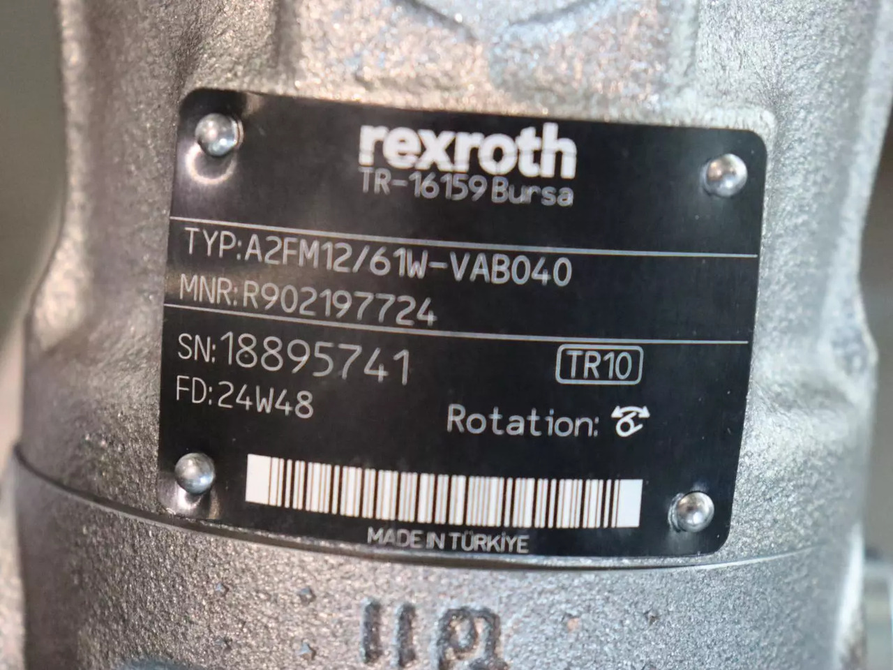 REXROTH A2FM12/61W-VAB040 - Hydraulikmotor für Flurförderzeug: das Bild 4 REXROTH A2FM12/61W-VAB040 - Hydraulikmotor für Flurförderzeug: das Bild 4