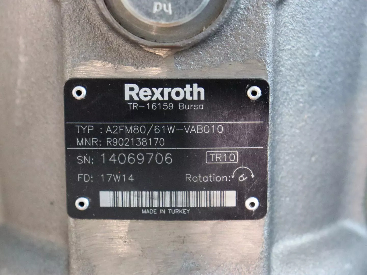 REXROTH A2FM80/61W-VAB010 - Hydraulikmotor für Baumaschine: das Bild 3 REXROTH A2FM80/61W-VAB010 - Hydraulikmotor für Baumaschine: das Bild 3