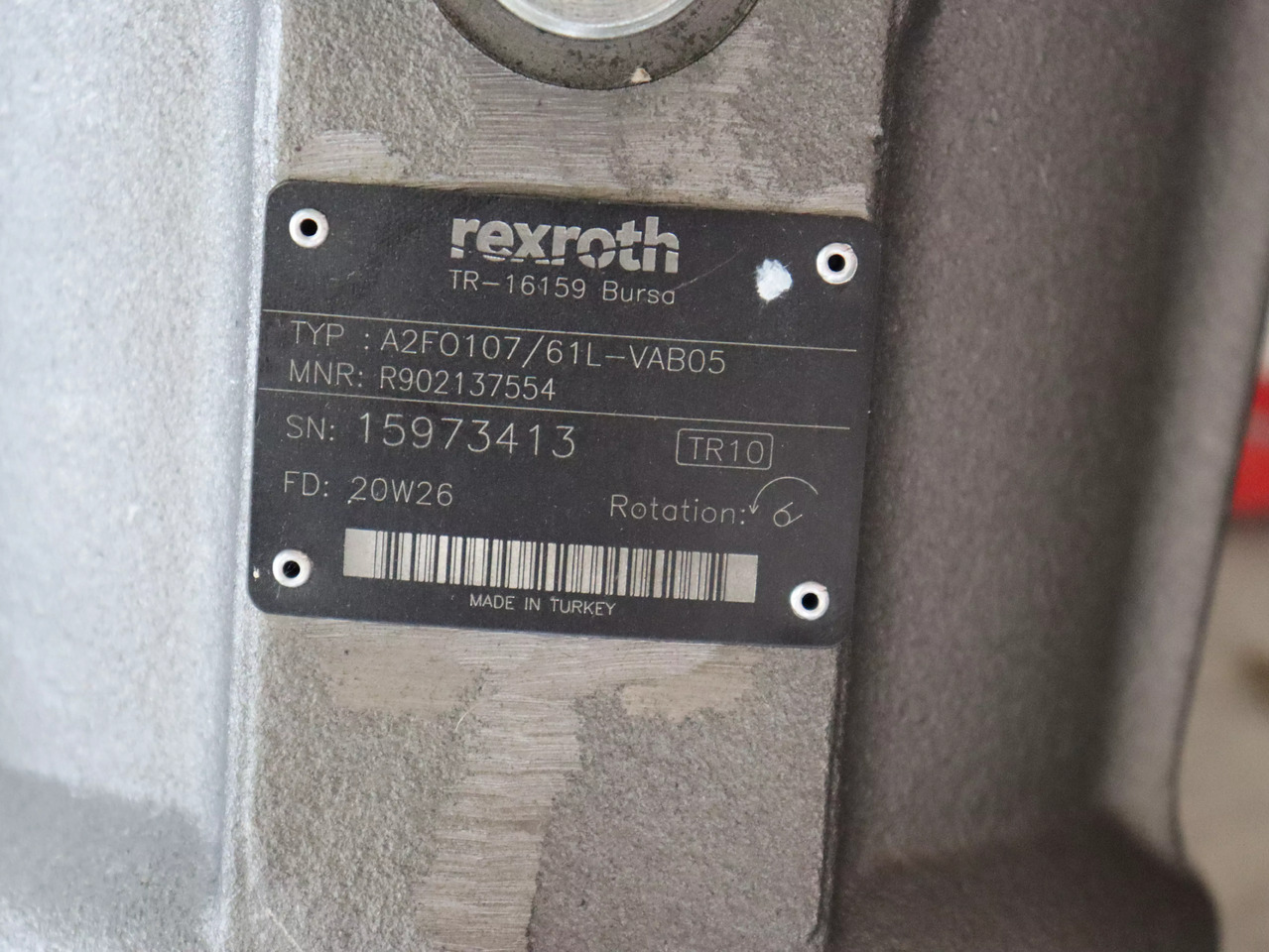 REXROTH A2FO107/61L-VAB05 - Hydraulikpumpe: das Bild 4 REXROTH A2FO107/61L-VAB05 - Hydraulikpumpe: das Bild 4