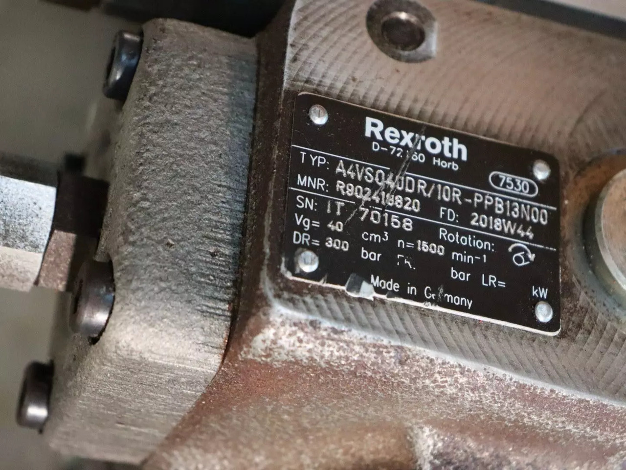 REXROTH A4VSO40DR/10R-PPB13N00 - Hydraulikmotor für Flurförderzeug: das Bild 5 REXROTH A4VSO40DR/10R-PPB13N00 - Hydraulikmotor für Flurförderzeug: das Bild 5