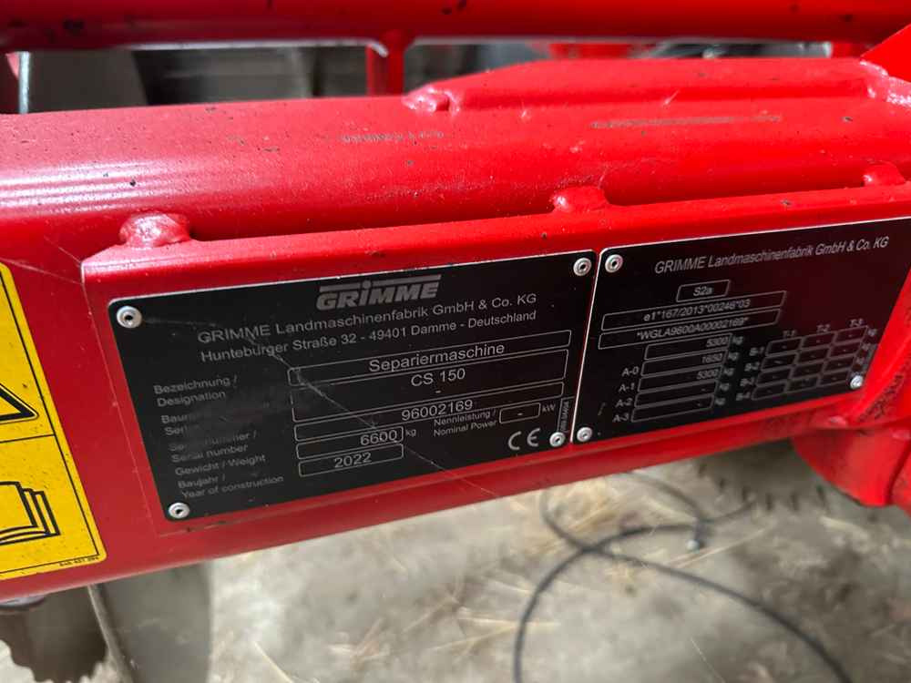 Grimme CS-150 CombiStar XL - Kartoffelroder: das Bild 2 Grimme CS-150 CombiStar XL - Kartoffelroder: das Bild 2
