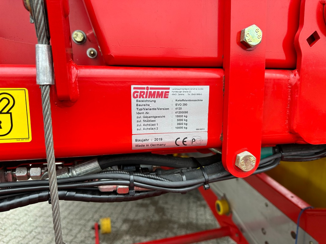 Grimme EVO 290 ClodSep - Erntemaschine: das Bild 2 Grimme EVO 290 ClodSep - Erntemaschine: das Bild 2