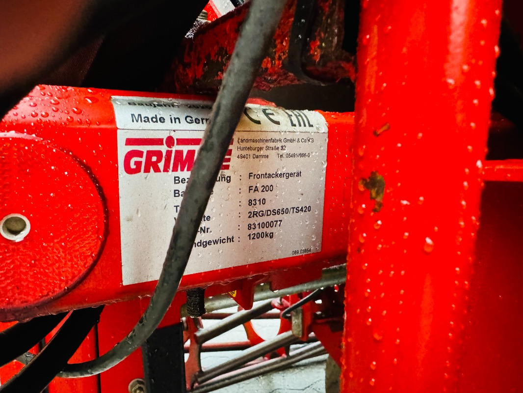 Grimme FA-200 TS-420 - Erntemaschine: das Bild 2 Grimme FA-200 TS-420 - Erntemaschine: das Bild 2