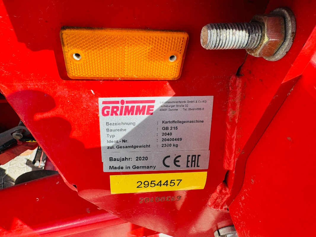 Grimme GB-215 - Erntemaschine: das Bild 2 Grimme GB-215 - Erntemaschine: das Bild 2