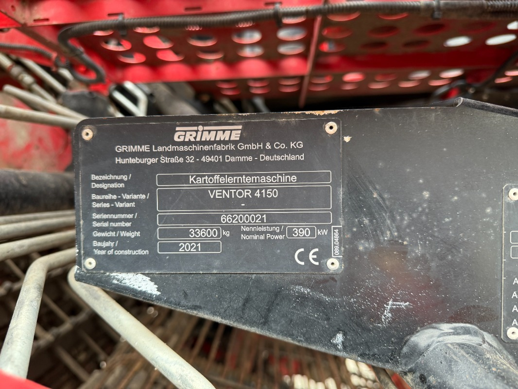 Grimme VENTOR 4150 ClodSep - Erntemaschine: das Bild 3 Grimme VENTOR 4150 ClodSep - Erntemaschine: das Bild 3