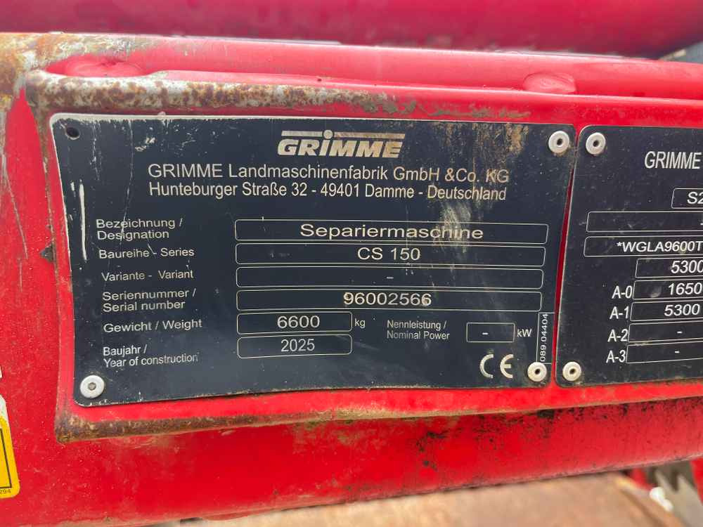 Grimme CS 150 - Kartoffelroder: das Bild 3 Grimme CS 150 - Kartoffelroder: das Bild 3