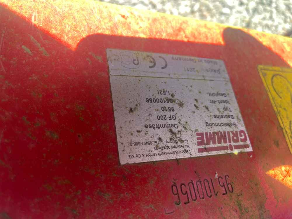 Grimme GF 200 - Erntemaschine: das Bild 2 Grimme GF 200 - Erntemaschine: das Bild 2