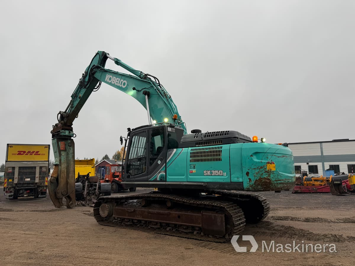 Grävmaskin Kobelco SK350LC-10 med stålsax - Kettenbagger: das Bild 3 Grävmaskin Kobelco SK350LC-10 med stålsax - Kettenbagger: das Bild 3