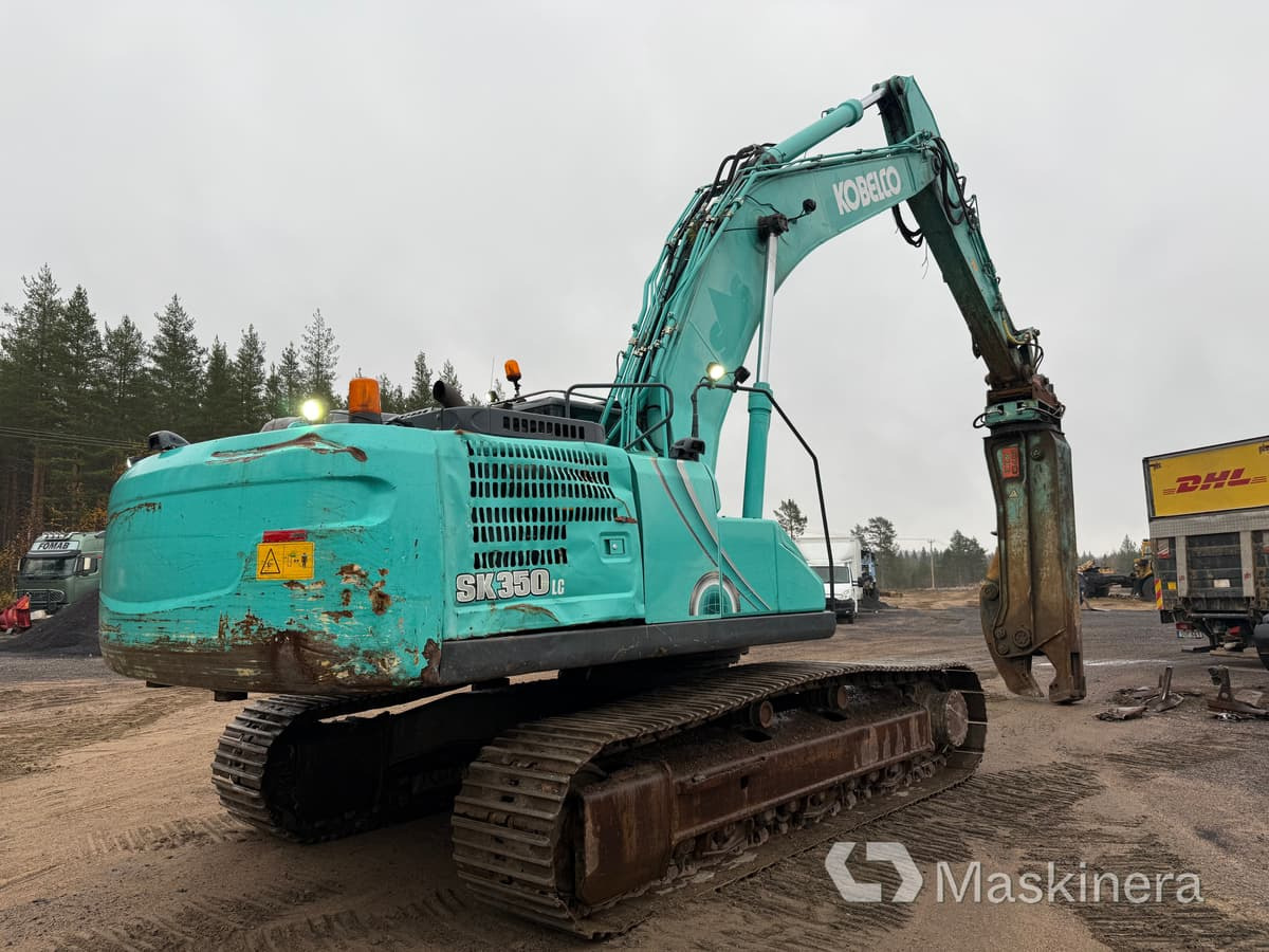 Grävmaskin Kobelco SK350LC-10 med stålsax - Kettenbagger: das Bild 5 Grävmaskin Kobelco SK350LC-10 med stålsax - Kettenbagger: das Bild 5