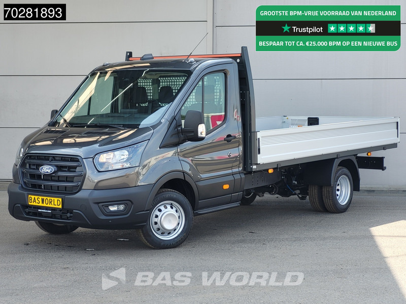 Ford Transit 170pk Open Laadbak Dubbellucht 3,5t Trekhaak Airco Cruise Camera Euro6 Pritsche Pickup Open Box Airco Trekhaak Cruise control - Pritsche Transporter: das Bild 1 Ford Transit 170pk Open Laadbak Dubbellucht 3,5t Trekhaak Airco Cruise Camera Euro6 Pritsche Pickup Open Box Airco Trekhaak Cruise control - Pritsche Transporter: das Bild 1