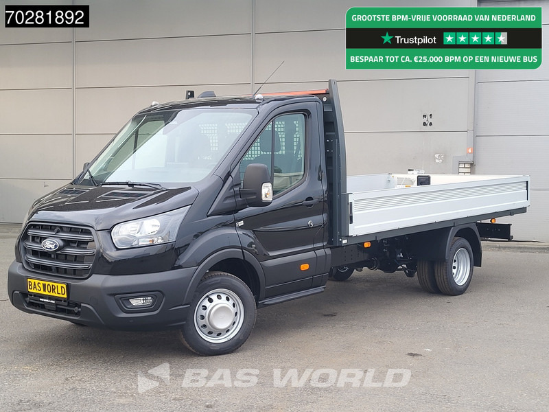 Ford Transit 170pk Open Laadbak Dubbellucht 3,5t Trekhaak Airco Cruise Camera SYNC4 scherm Euro6 Pritsche Pickup Open Box Airco Trekhaak Crui - Pritsche Transporter: das Bild 1 Ford Transit 170pk Open Laadbak Dubbellucht 3,5t Trekhaak Airco Cruise Camera SYNC4 scherm Euro6 Pritsche Pickup Open Box Airco Trekhaak Crui - Pritsche Transporter: das Bild 1
