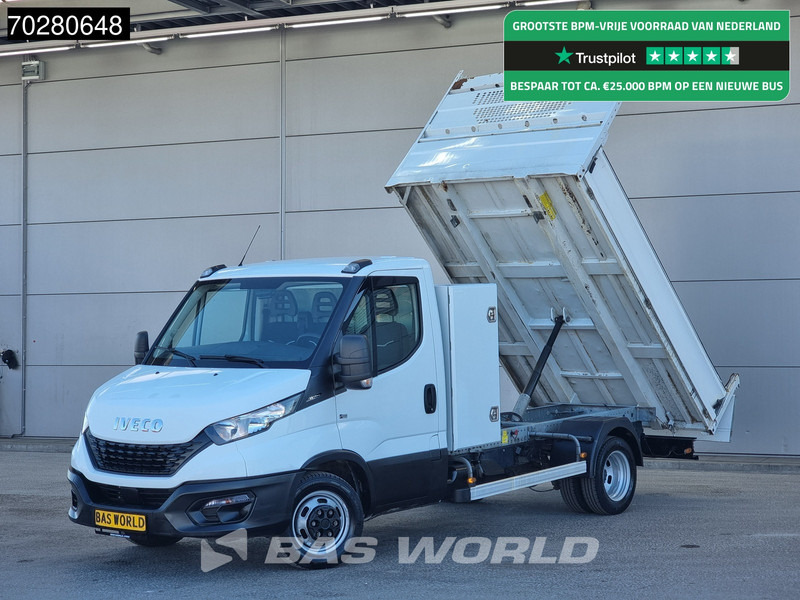 Iveco Daily 35C14 Kipper met Kist Dubbellucht 3,5t Trekhaak Airco Cruise Camera Euro6 Tipper Benne Kieper Airco Trekhaak Cruise control - Kipper Transporter: das Bild 1 Iveco Daily 35C14 Kipper met Kist Dubbellucht 3,5t Trekhaak Airco Cruise Camera Euro6 Tipper Benne Kieper Airco Trekhaak Cruise control - Kipper Transporter: das Bild 1
