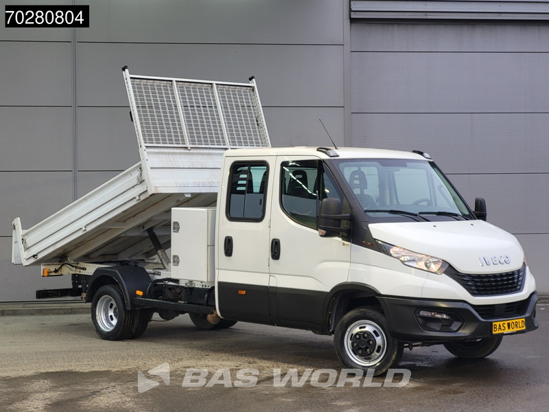 Kipper Transporter Iveco Daily 35C16 3.0L Kipper Dubbel Cabine met Kist 3,5t trekhaak Dubbellucht Navi Airco Cruise Tipper Benne Kieper Airco Dubbel cabine Tre: das Bild 5