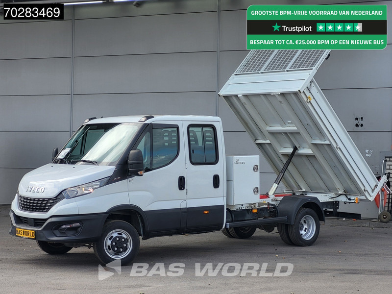 Iveco Daily 35C16 3.0L Kipper met Kist Dubbel Cabine 160PK Dubbellucht 3,5t Trekhaak Navi Airco Cruise Camera Euro6 Kieper Tipper Benne 2m3 - Kipper Transporter: das Bild 1 Iveco Daily 35C16 3.0L Kipper met Kist Dubbel Cabine 160PK Dubbellucht 3,5t Trekhaak Navi Airco Cruise Camera Euro6 Kieper Tipper Benne 2m3 - Kipper Transporter: das Bild 1