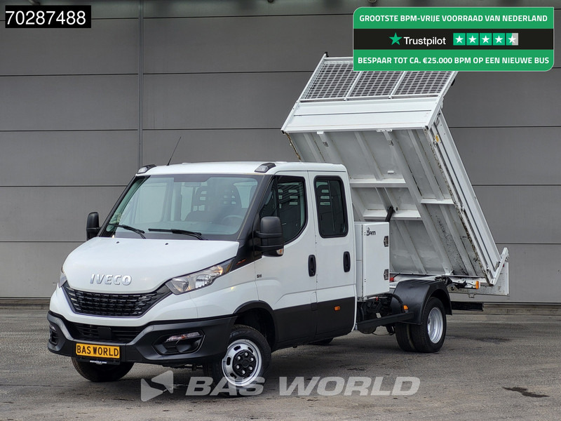 Iveco Daily 35C16 3.0L Kipper met Kist Dubbel Cabine 3,5t Trekhaak Airco Cruise Euro6 Kieper Tipper Benne 2m3 Airco Trekhaak Cruise control - Kipper Transporter: das Bild 1 Iveco Daily 35C16 3.0L Kipper met Kist Dubbel Cabine 3,5t Trekhaak Airco Cruise Euro6 Kieper Tipper Benne 2m3 Airco Trekhaak Cruise control - Kipper Transporter: das Bild 1