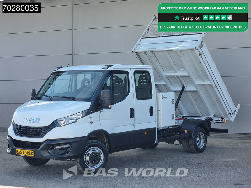 Iveco Daily 35C16 3.0L Kipper met Kist Dubbel Cabine Dubbellucht 3,5t Trekhaak Airco Cruise Euro6 Kieper Tipper Benne Airco Trekhaak Cruise - Pritsche Transporter: das Bild 1 Iveco Daily 35C16 3.0L Kipper met Kist Dubbel Cabine Dubbellucht 3,5t Trekhaak Airco Cruise Euro6 Kieper Tipper Benne Airco Trekhaak Cruise - Pritsche Transporter: das Bild 1
