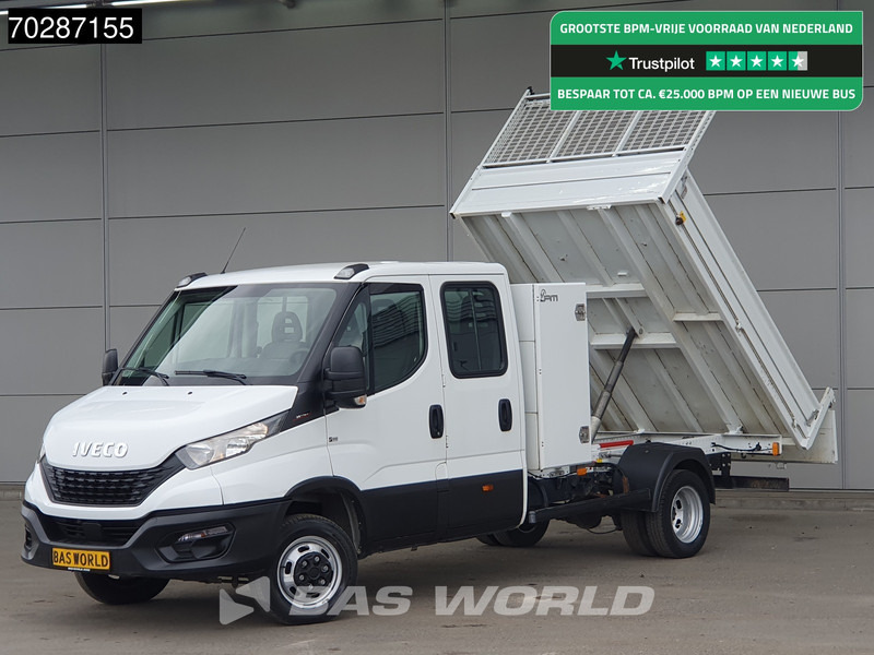 Iveco Daily 35C16 3.0L Kipper met Kist Dubbel Cabine Dubbellucht 3,5t Trekhaak Airco Euro6 Tipper Benne Kieper 2m3 Airco Trekhaak - Kipper Transporter: das Bild 1 Iveco Daily 35C16 3.0L Kipper met Kist Dubbel Cabine Dubbellucht 3,5t Trekhaak Airco Euro6 Tipper Benne Kieper 2m3 Airco Trekhaak - Kipper Transporter: das Bild 1