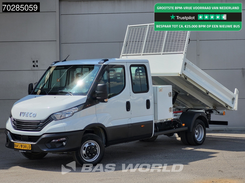 Iveco Daily 35C16 3.0L Open Laadbak met Kist Dubbel Cabine Dubbellucht 3,5t Trekhaak Navi Airco Cruise Camera Euro6 Pritsche Pickup Open Box - Pritsche Transporter: das Bild 1 Iveco Daily 35C16 3.0L Open Laadbak met Kist Dubbel Cabine Dubbellucht 3,5t Trekhaak Navi Airco Cruise Camera Euro6 Pritsche Pickup Open Box - Pritsche Transporter: das Bild 1