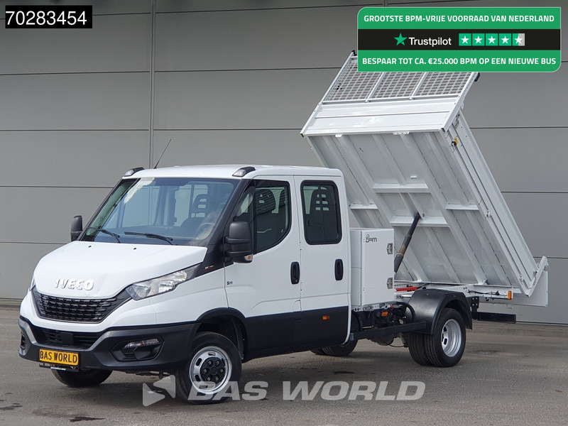 Iveco Daily 35C16 Kipper met Kist Dubbel Cabine Dubbellucht 3,5t Trekhaak Airco Cruise Euro6 Kipper Tipper Benne 2m3 Airco Trekhaak Cruise c - Kipper Transporter: das Bild 1 Iveco Daily 35C16 Kipper met Kist Dubbel Cabine Dubbellucht 3,5t Trekhaak Airco Cruise Euro6 Kipper Tipper Benne 2m3 Airco Trekhaak Cruise c - Kipper Transporter: das Bild 1