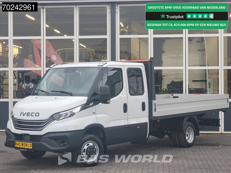Iveco Daily 35C18 3.0L Automaat 180PK 2025-model Dubbel Cabine Open laadbak Navi ACC LED 3,5T Trekvermogen Euro6 Pritsche Pickup Airco Dubbe - Pritsche Transporter: das Bild 1 Iveco Daily 35C18 3.0L Automaat 180PK 2025-model Dubbel Cabine Open laadbak Navi ACC LED 3,5T Trekvermogen Euro6 Pritsche Pickup Airco Dubbe - Pritsche Transporter: das Bild 1