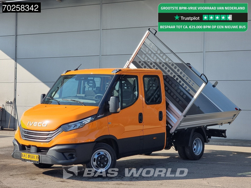 Iveco Daily 35C21 3-Zijdige Kipper Dubbel Cabine 210PK 3.0L Dubbellucht 3,5t Trekhaak ACC Airco LED Camera CarPlay Euro6 Tipper Benne Kieper - Kipper Transporter: das Bild 1 Iveco Daily 35C21 3-Zijdige Kipper Dubbel Cabine 210PK 3.0L Dubbellucht 3,5t Trekhaak ACC Airco LED Camera CarPlay Euro6 Tipper Benne Kieper - Kipper Transporter: das Bild 1