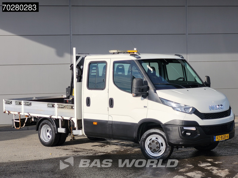 Iveco Daily 50C17 3,0L Automaat HIAB 017T-2 DC Open laadbak Dubbellucht Airco Euro6 Pickup Crane Kraanwagen Pritsche Airco Dubbel cabine - Pritsche Transporter: das Bild 3 Iveco Daily 50C17 3,0L Automaat HIAB 017T-2 DC Open laadbak Dubbellucht Airco Euro6 Pickup Crane Kraanwagen Pritsche Airco Dubbel cabine - Pritsche Transporter: das Bild 3