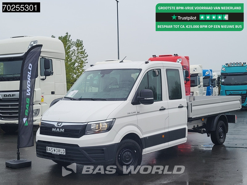 MAN TGE 3.140 Automaat Open Laadbak Trekhaak Airco Cruise Euro6 Pickup Pritsche Open Box Airco Trekhaak Cruise control - Pritsche Transporter: das Bild 1 MAN TGE 3.140 Automaat Open Laadbak Trekhaak Airco Cruise Euro6 Pickup Pritsche Open Box Airco Trekhaak Cruise control - Pritsche Transporter: das Bild 1