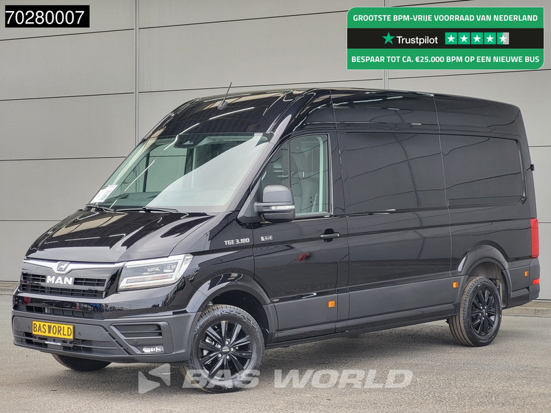 MAN TGE 3.180 4x4 Automaat 2025 Facelift L3H3 LED ACC Navi Airco Cruise Camera Parkeersensoren L2H2 Allrad 4WD 12m3 Airco - Kastenwagen: das Bild 1 MAN TGE 3.180 4x4 Automaat 2025 Facelift L3H3 LED ACC Navi Airco Cruise Camera Parkeersensoren L2H2 Allrad 4WD 12m3 Airco - Kastenwagen: das Bild 1