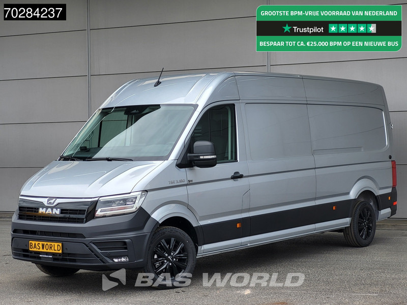 MAN TGE 3.180 Automaat 2025 Facelift L4H3 Trekhaak LED ACC Navi Airco Camera Parkeersensoren Euro6 L3H2 15m3 Airco Trekhaak - Kastenwagen: das Bild 1 MAN TGE 3.180 Automaat 2025 Facelift L4H3 Trekhaak LED ACC Navi Airco Camera Parkeersensoren Euro6 L3H2 15m3 Airco Trekhaak - Kastenwagen: das Bild 1