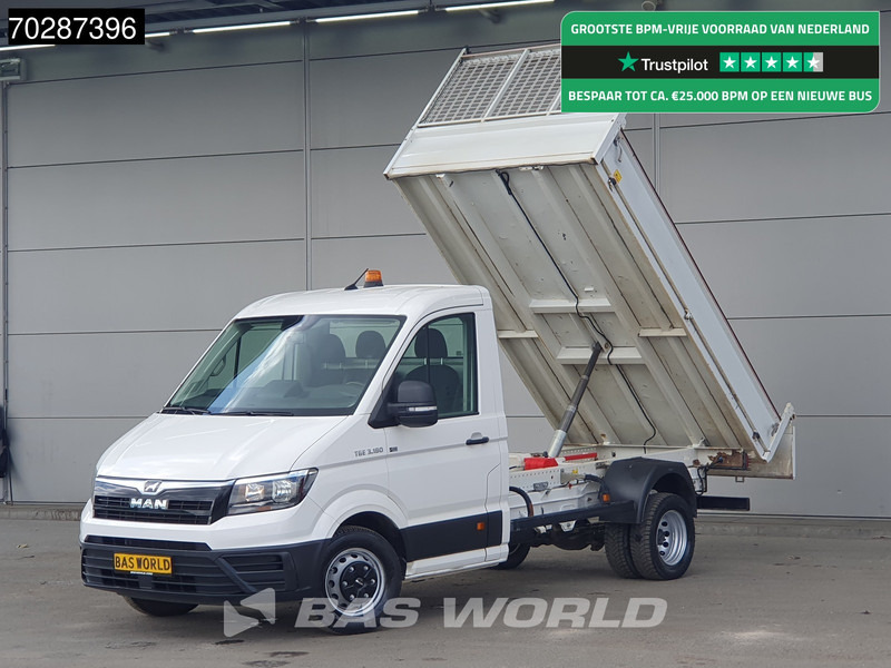 MAN TGE 3.180 Kipper Dubbellucht 3,5t Trekhaak Airco Cruise Euro6 Tipper Benne Kieper 2m3 Airco Trekhaak Cruise control - Kipper Transporter: das Bild 1 MAN TGE 3.180 Kipper Dubbellucht 3,5t Trekhaak Airco Cruise Euro6 Tipper Benne Kieper 2m3 Airco Trekhaak Cruise control - Kipper Transporter: das Bild 1