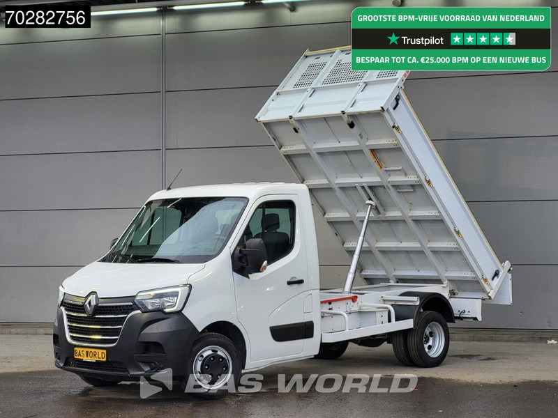 Renault Master 130pk Kipper met Kist 3,5t Trekhaak Dubbellucht LED Airco Cruise Euro6 Kieper Tipper Benne 2m3 Airco Trekhaak Cruise control - Kipper Transporter: das Bild 1 Renault Master 130pk Kipper met Kist 3,5t Trekhaak Dubbellucht LED Airco Cruise Euro6 Kieper Tipper Benne 2m3 Airco Trekhaak Cruise control - Kipper Transporter: das Bild 1