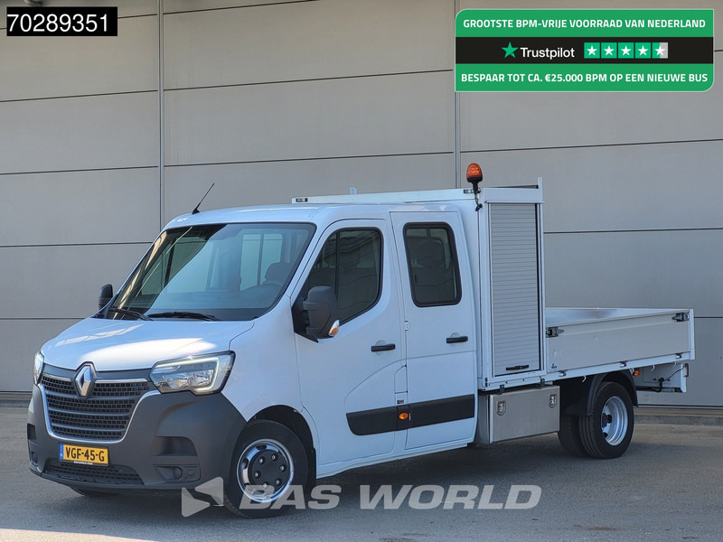 Renault Master 145PK Open Laadbak Dubbellucht 3,5t Trekhaak DC Dubbel Cabine Airco Cruise Euro6 Pritsche Pickup Open Box Airco Trekhaak Cruise contro - Pritsche Transporter: das Bild 1 Renault Master 145PK Open Laadbak Dubbellucht 3,5t Trekhaak DC Dubbel Cabine Airco Cruise Euro6 Pritsche Pickup Open Box Airco Trekhaak Cruise contro - Pritsche Transporter: das Bild 1